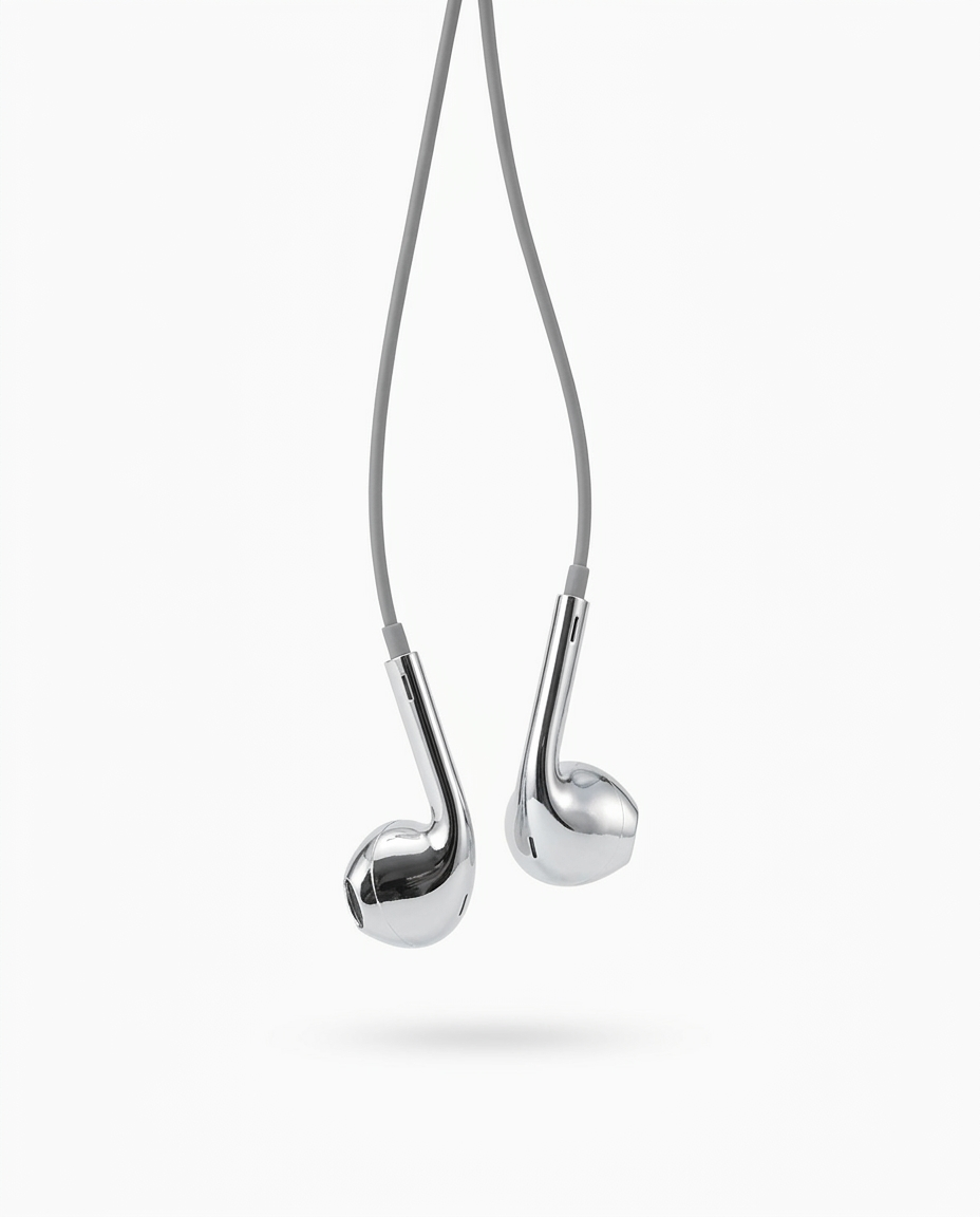Lucent Wired Chrome Earbuds